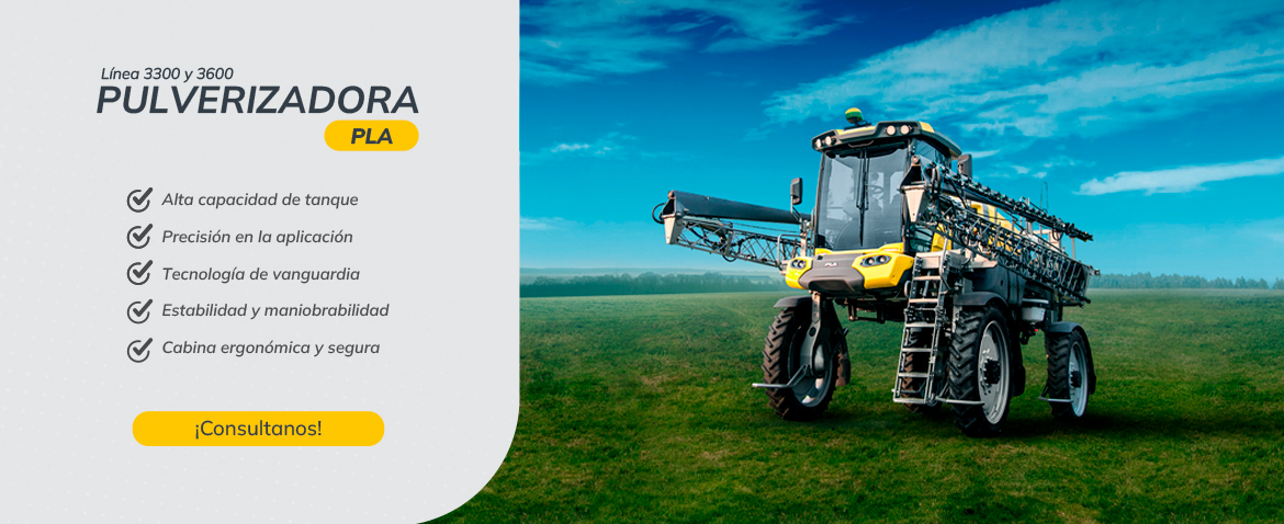 Pulverizadora PLA Línea 3300 y 3600