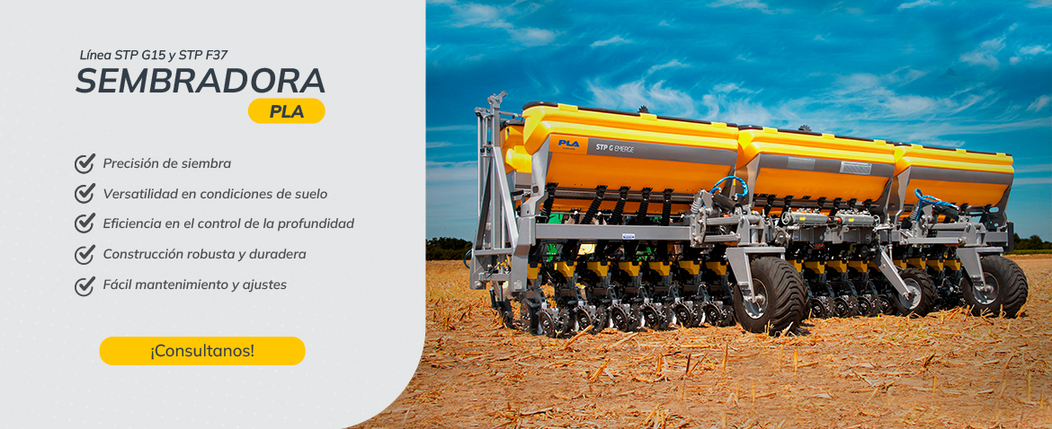 Sembradora PLA línea STP G15 y STP F37